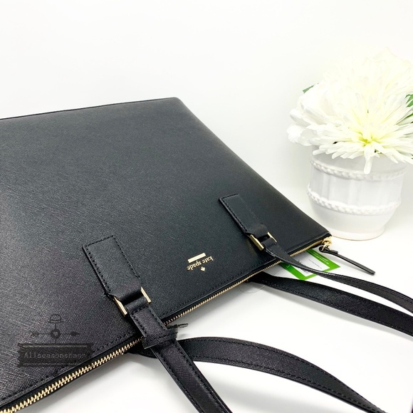 Kate spade cameron street lucie black zip tote - Picture 7 of 8